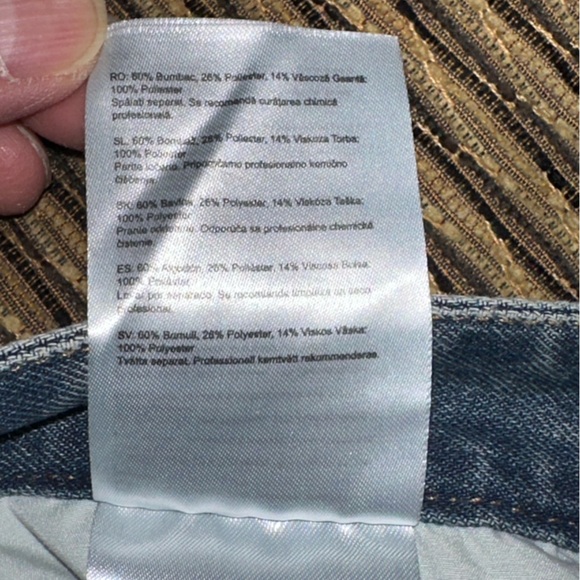 KID SUPER Kidsuper Face Patchwork Baggy Jorts Shorts Light Wash MEDIUM 34 Waist - Picture 7 of 13